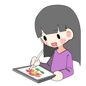 iPadでお絵描き