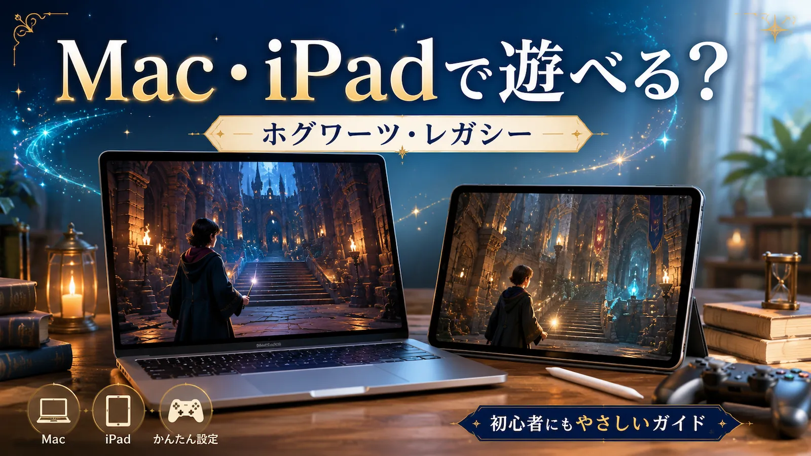 Mac・iPadでホグワーツ・レガシーは遊べる？Epic版・Steam版・Xbox Cloud Gaming・GeForce NOWを比較