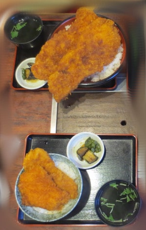mega-waraji メガわらじかつ丼