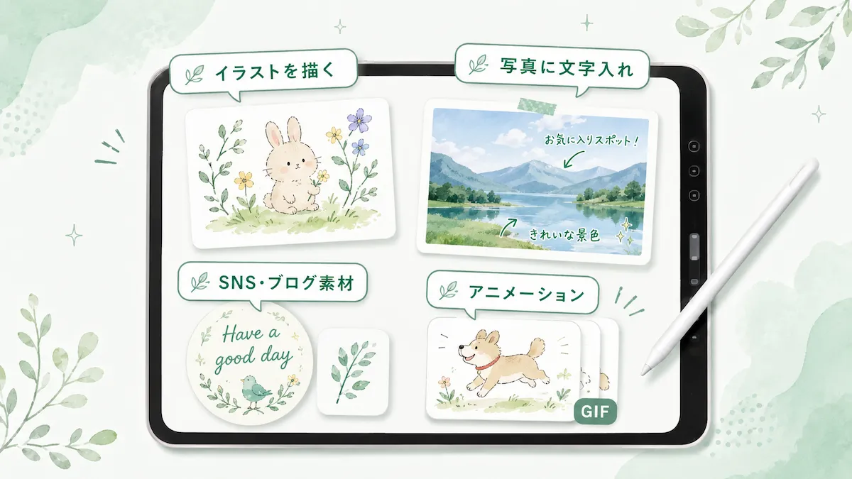 Procreateでできること