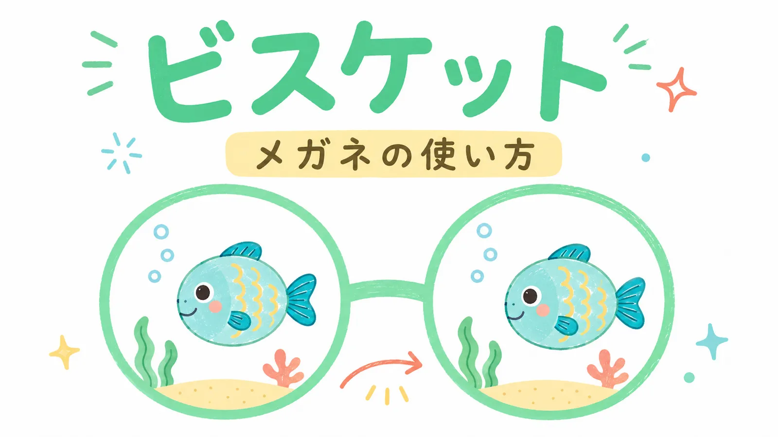 Viscuit メガネの使い方
